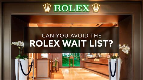 rolex wait time